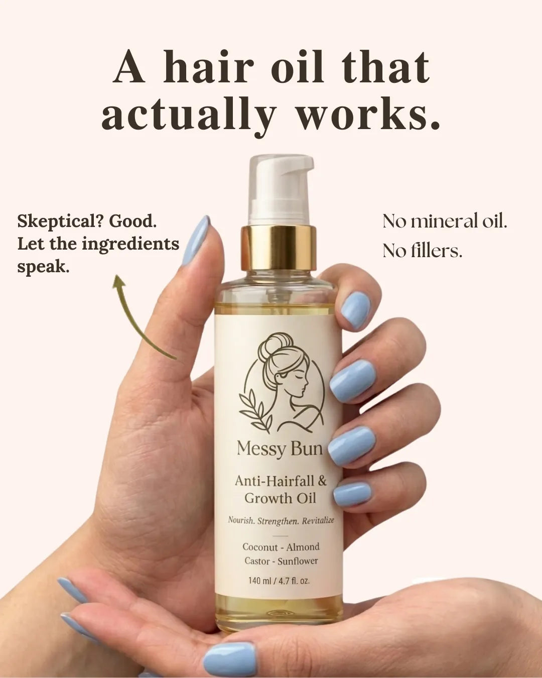 MessyBun Anti-Hairfall & Hair Growth Oil